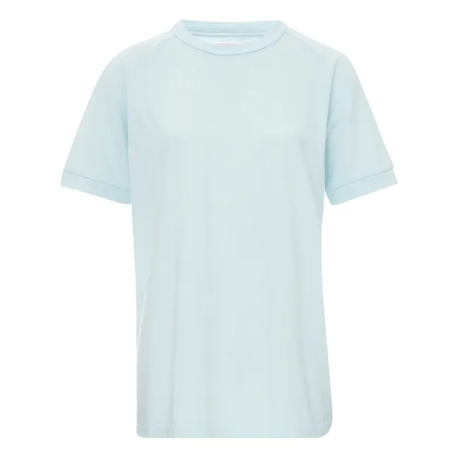Haleiwa Recycled Cotton T-shirt 260g | Light blue