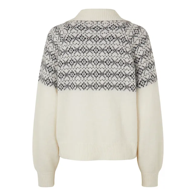 Verbier Wool and Alpaca Sweater | Cream