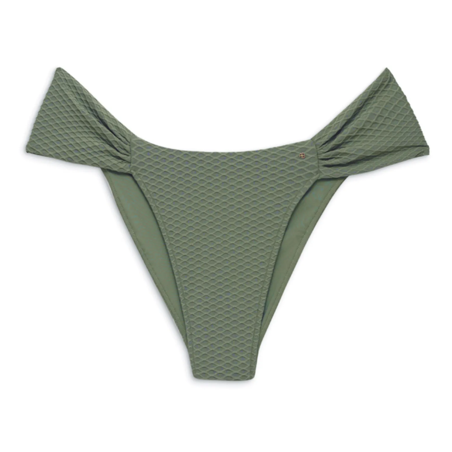 Anine Bing Green Naya Recycled Material Bikini Bottoms