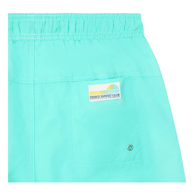 Short De Bain Mi-Long | Vert d'eau