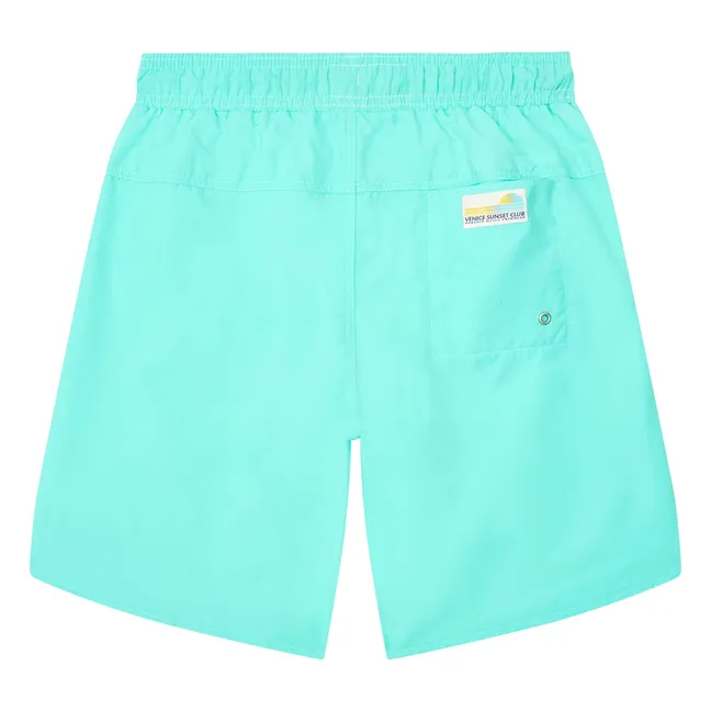 Short De Bain Mi-Long | Vert d'eau