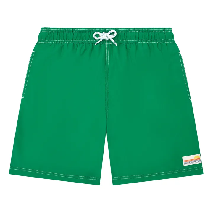 Short Swim Trunks | Green- Product image n°0