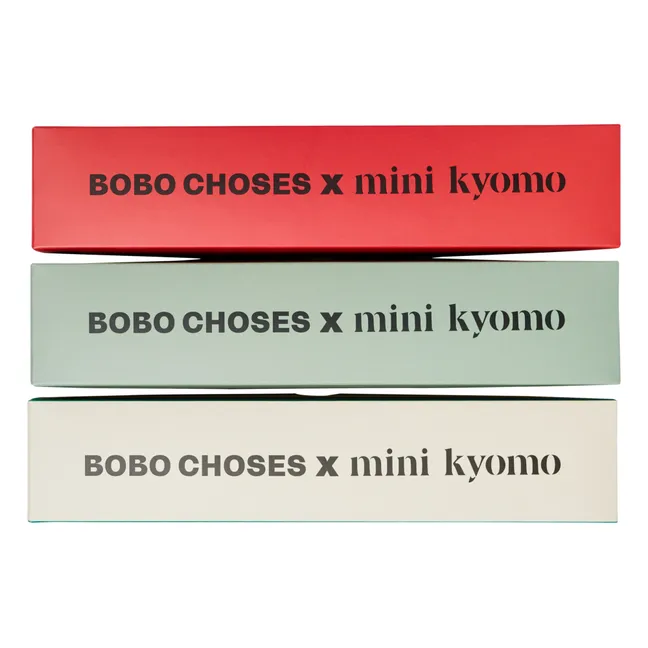 Collaboration Bobo Choses x Mini Kyomo - Montre Nylon Recyclé Pomme | Rouge
