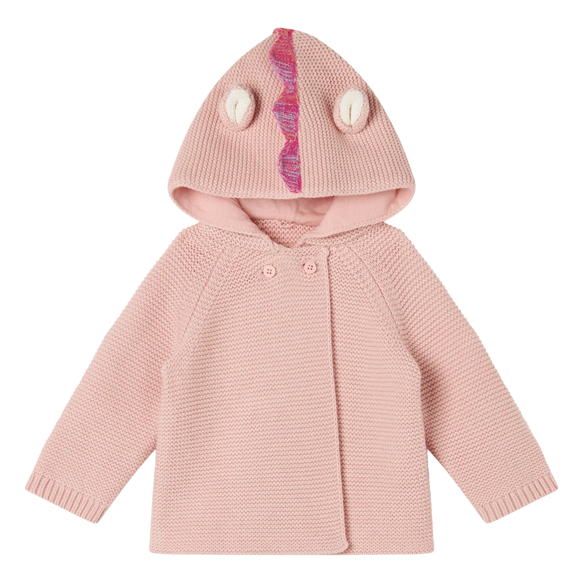 Stella Mccartney Kids Pale Pink Baby Unicorn Cardigan