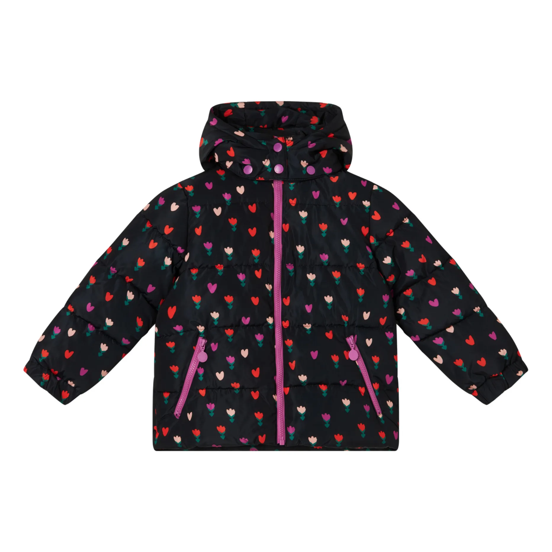 Stella Mccartney Kids Black Tulip Coat