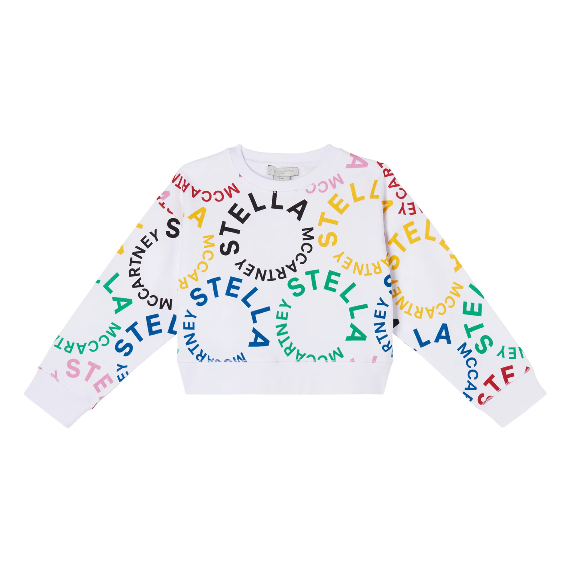 Stella Mccartney Kids White Logo Sweatshirt