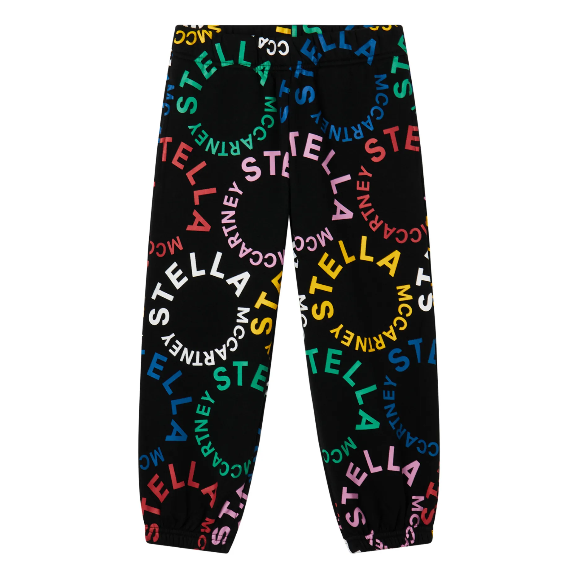 Stella Mccartney Kids Black Logo Joggers