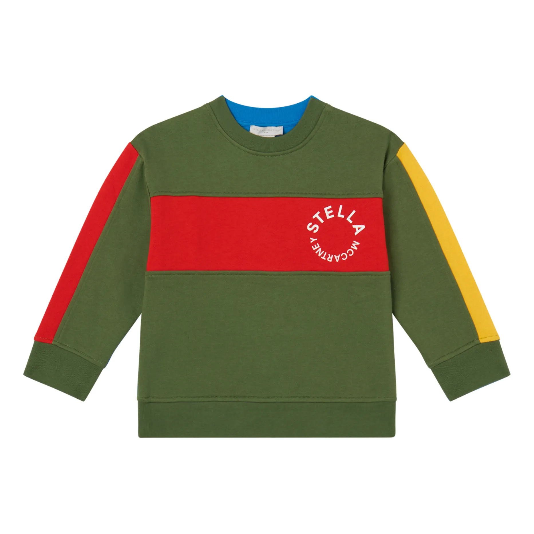 Stella Mccartney Kids Khaki Yoke Sweatshirt