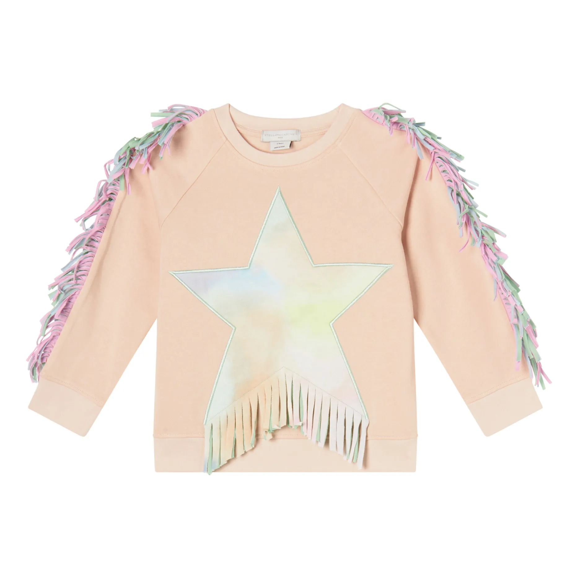 Stella Mccartney Kids Pale Pink Star Sweatshirt