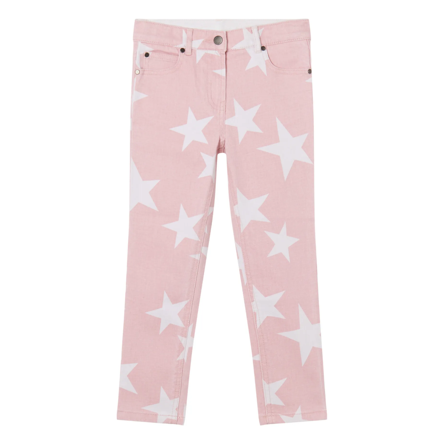 Stella Mccartney Kids Pink Star Slim Fit Jeans
