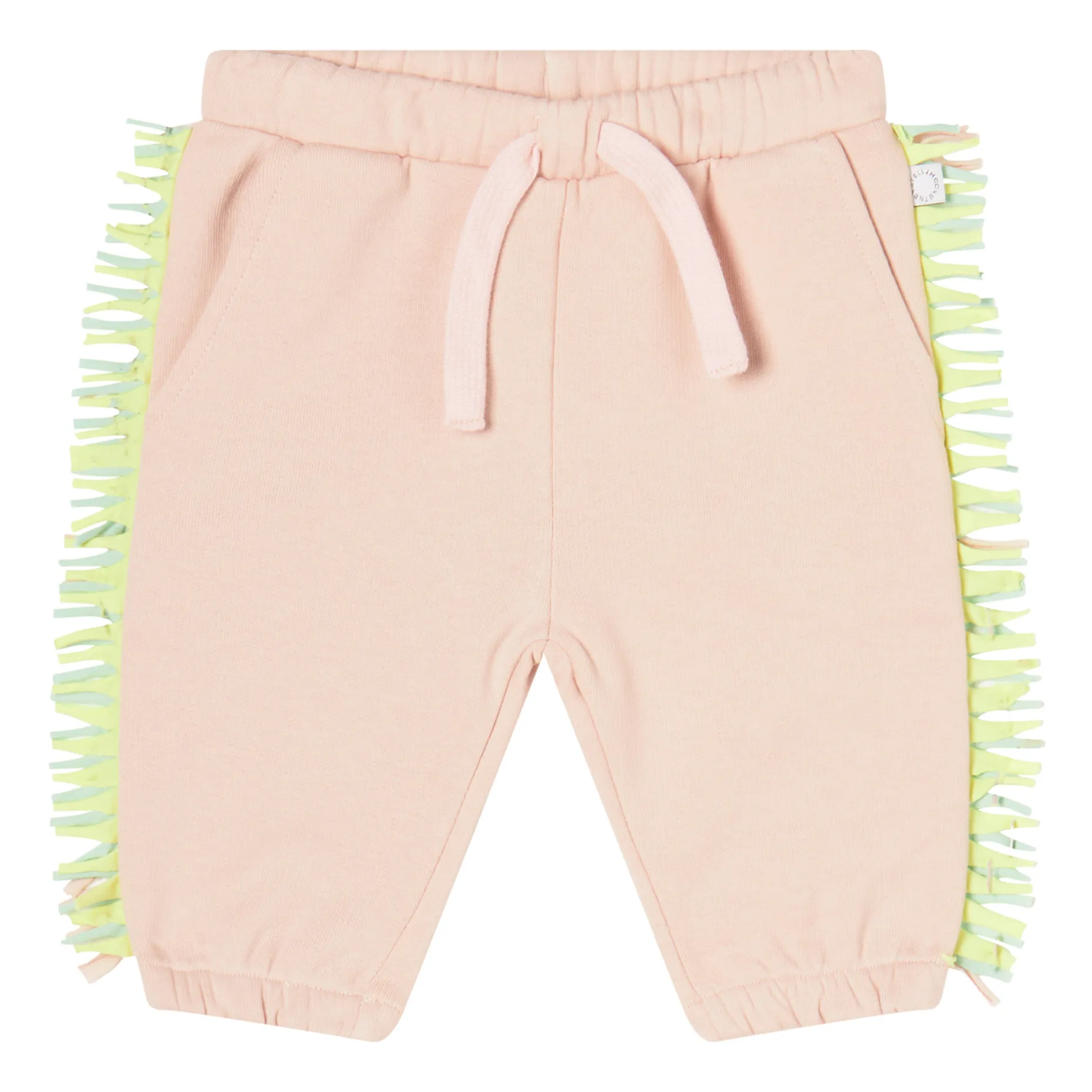 Stella Mccartney Kids Pale Pink Baby Tassled Sweatpants
