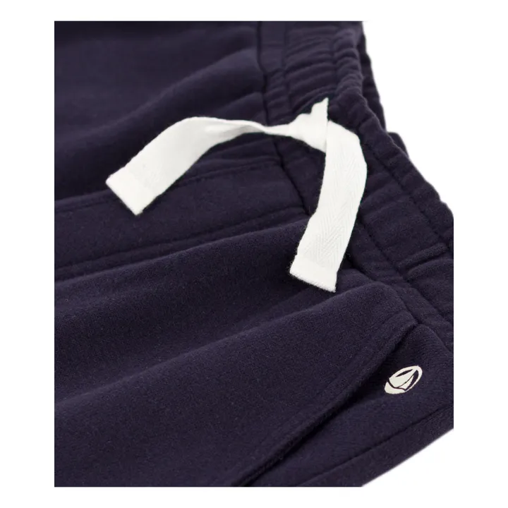Jersey polar de algodón ecológico | Azul Marino- Imagen del producto n°1