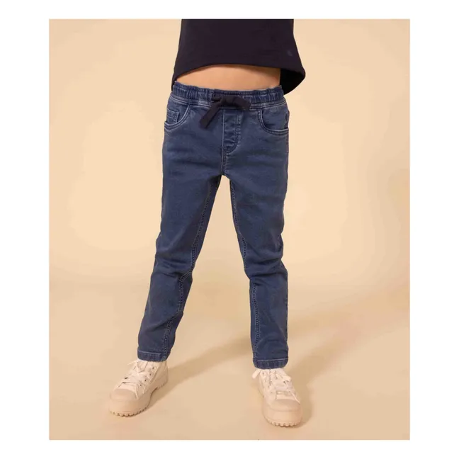Pantalon Coton Bio Denim | Bleu