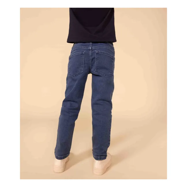 Pantalon Coton Bio Denim | Bleu
