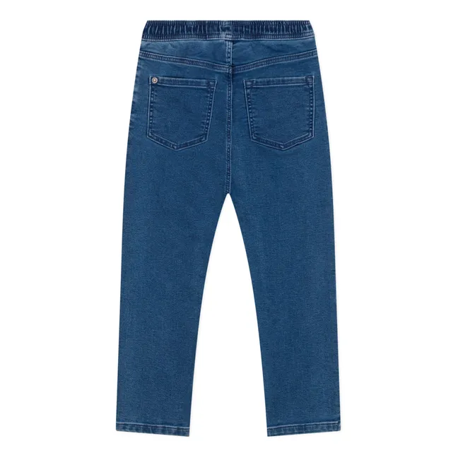 Organic Cotton Denim Trousers | Blue