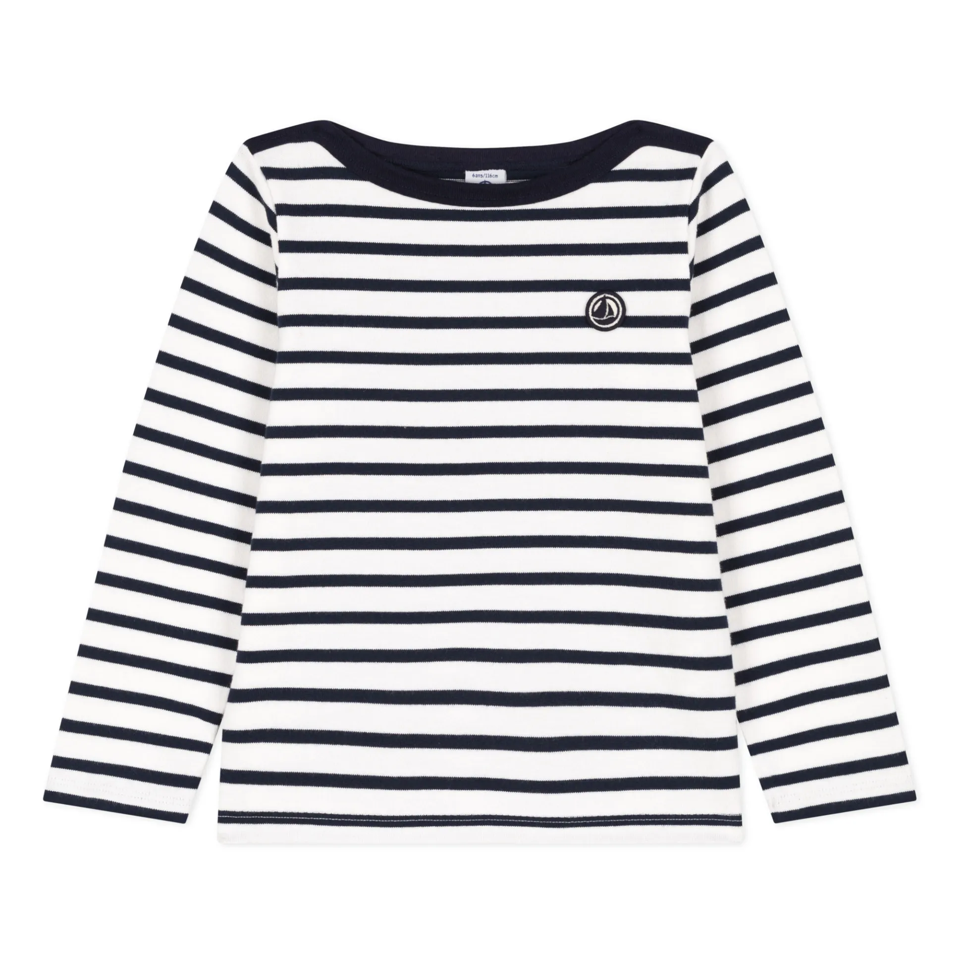 Petit Bateau Navy Blue Organic Cotton Marinière