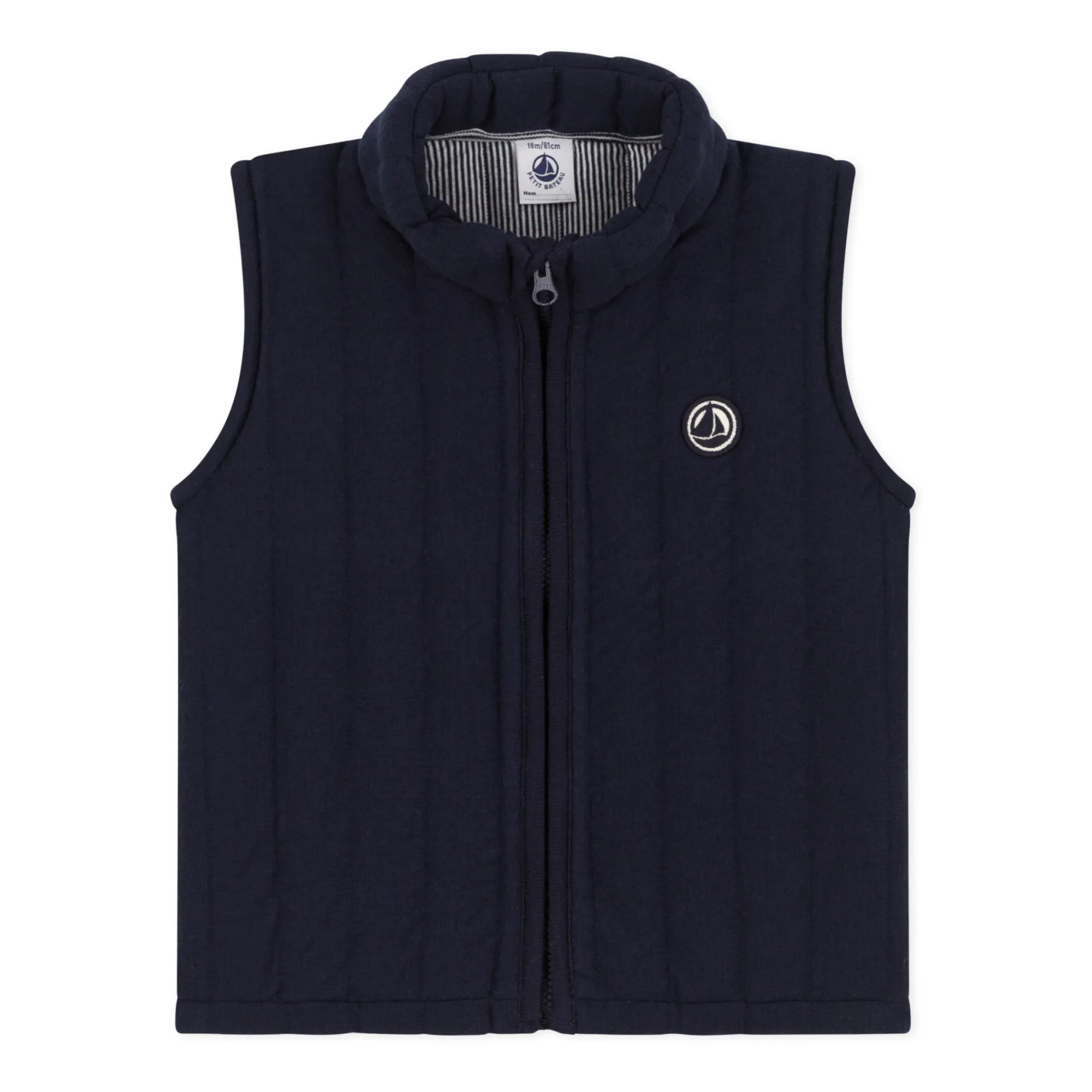 Petit Bateau Navy Blue Puffer Vest