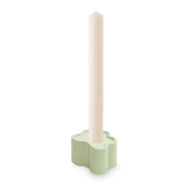 Flora small candlestick | Green