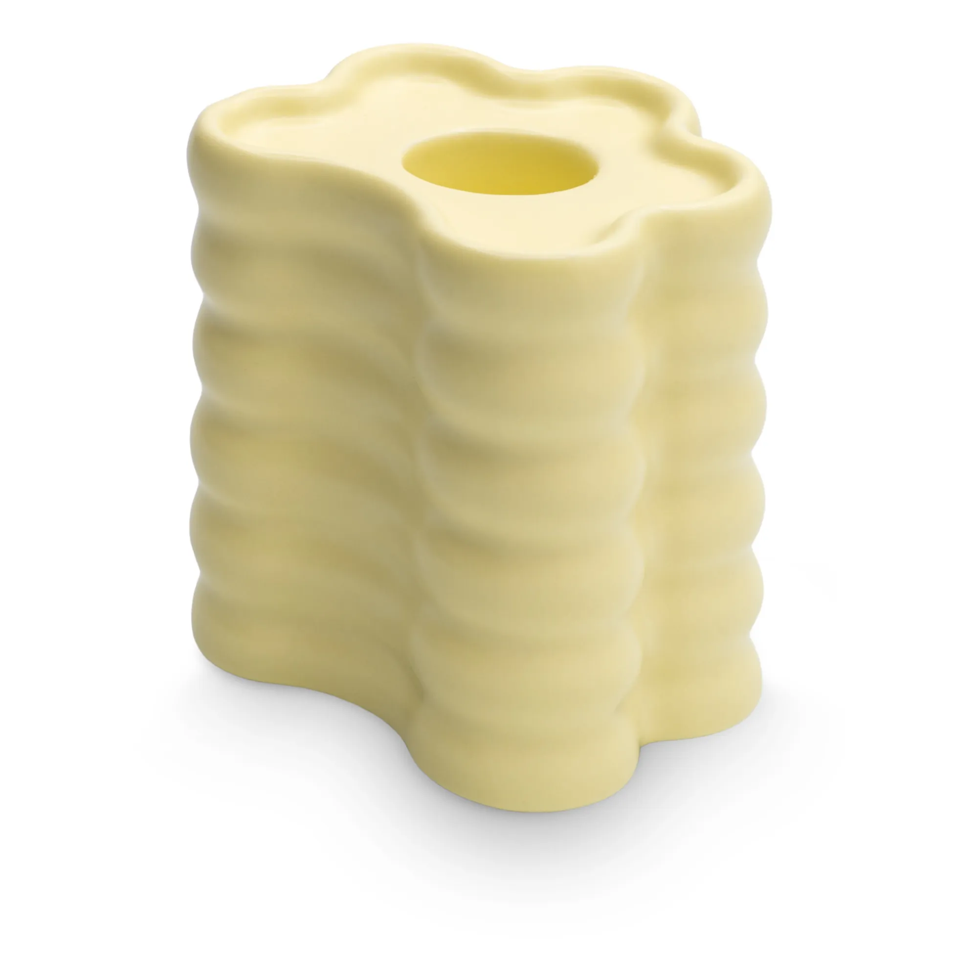 Grand Bougeoir Flora | Jaune- Image produit n°0