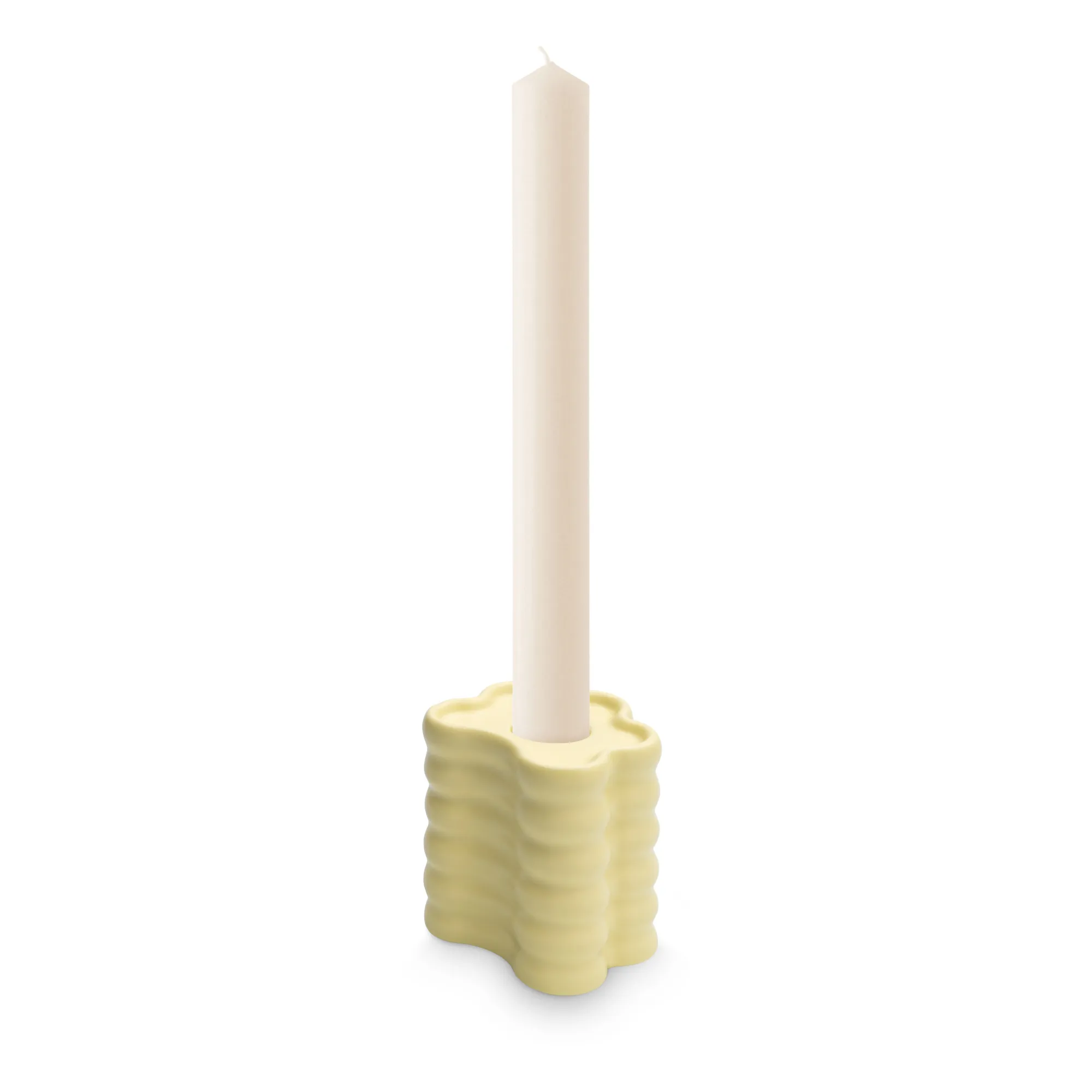 Grand Bougeoir Flora | Jaune- Image produit n°4