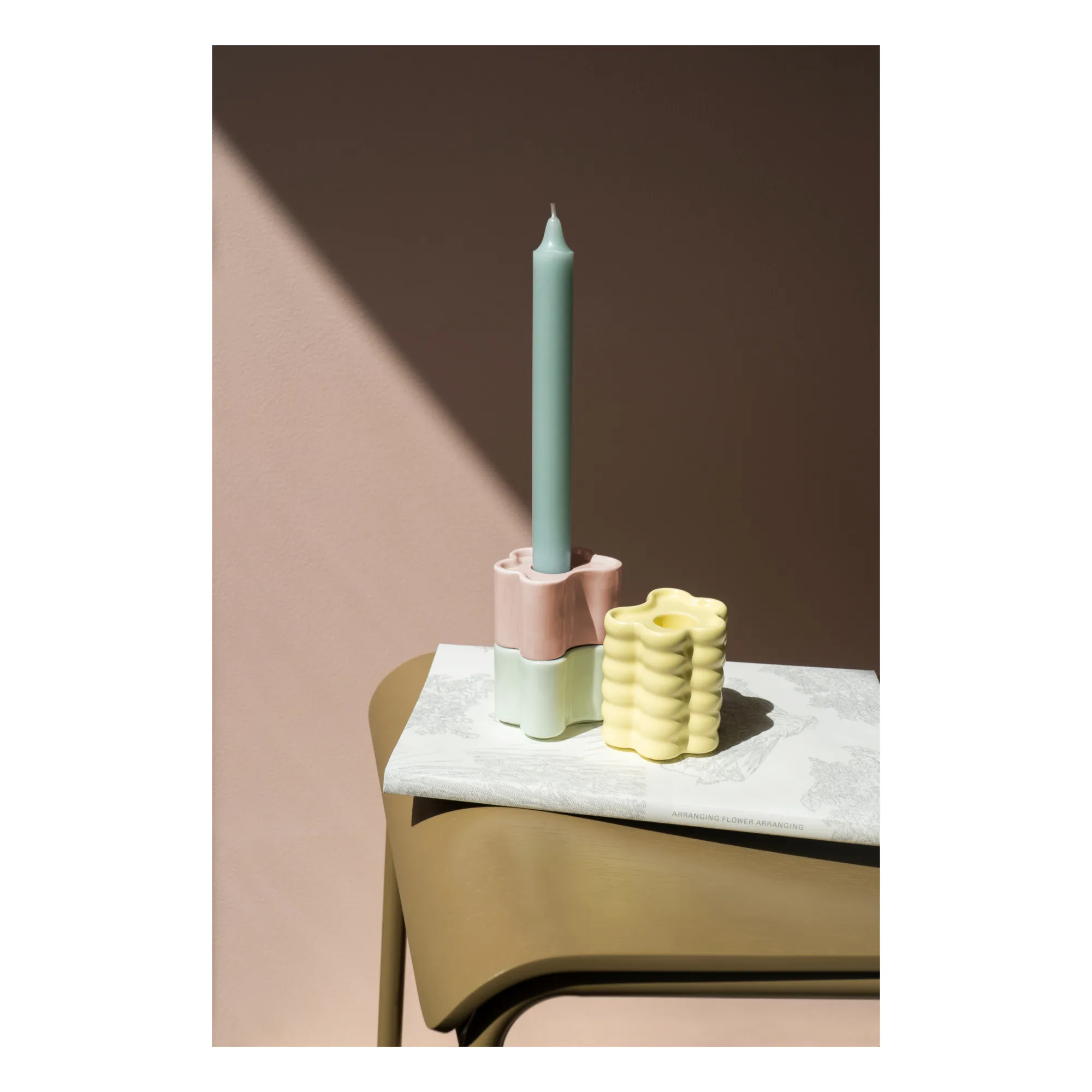 Grand Bougeoir Flora | Jaune- Image produit n°6