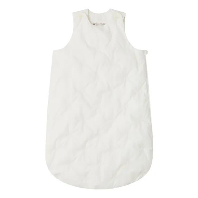 Organic cotton sleeping bag Cerises Joujou | White