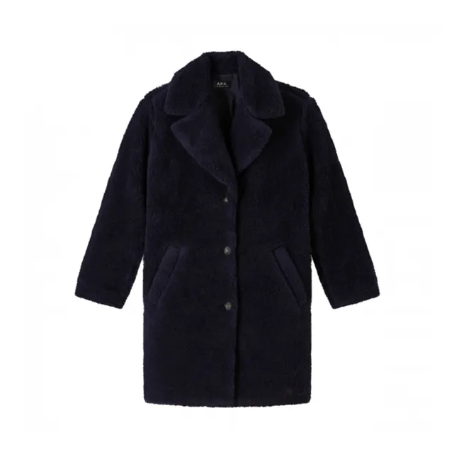 Cappotto Nicolette in lana | Blu marino