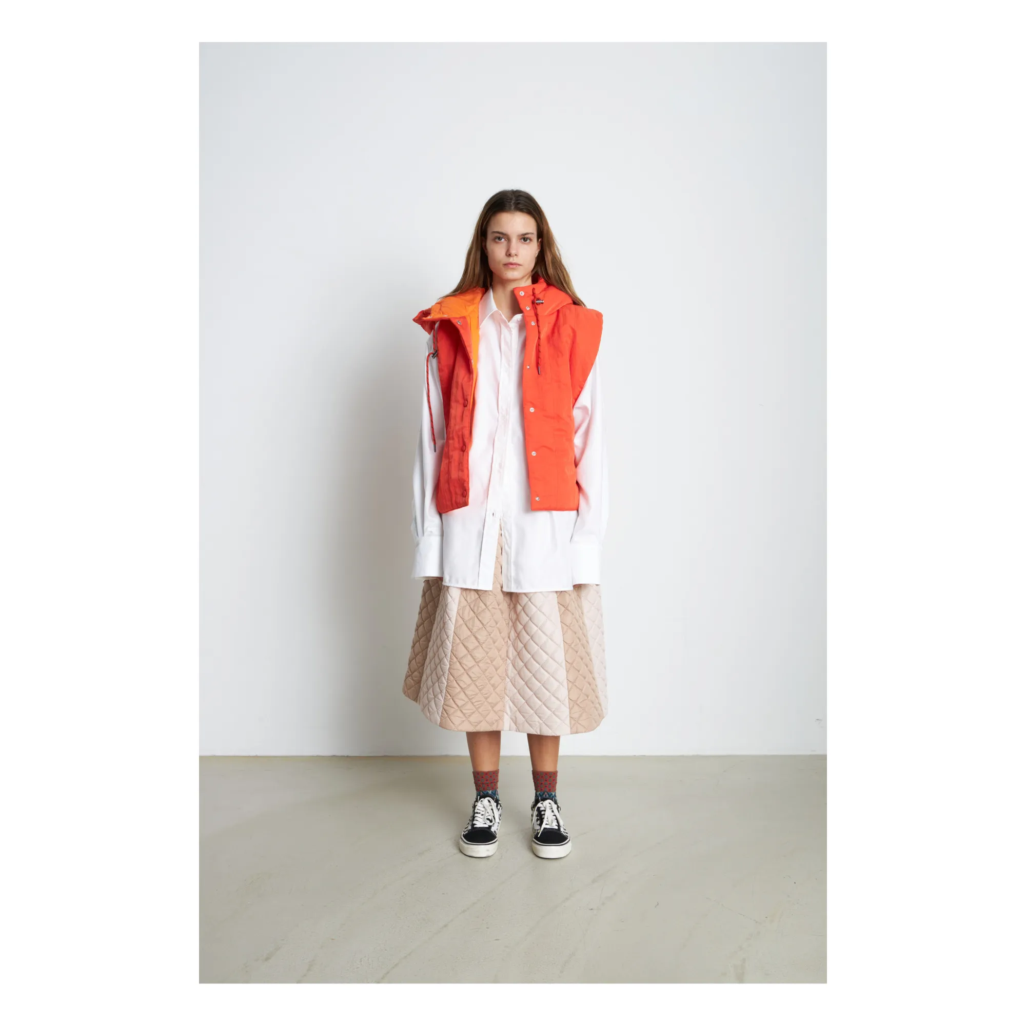 Stella Nova Orange Ayse Sleeveless Jacket