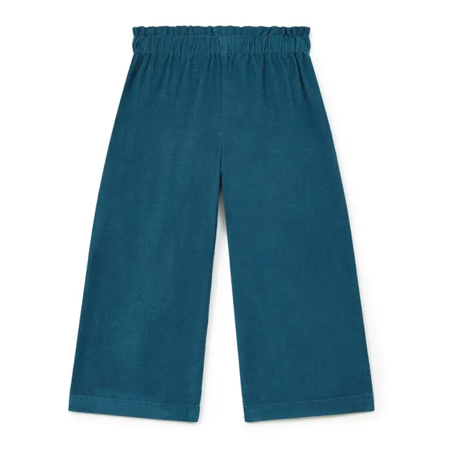 Pantalón de terciopelo Chacha | Azul