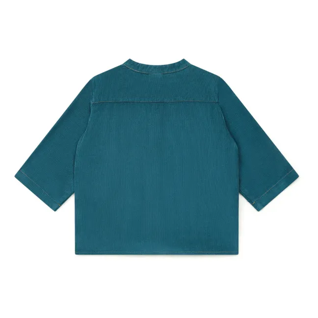 Hemd aus Bio-Baumwolle Inter | Blau