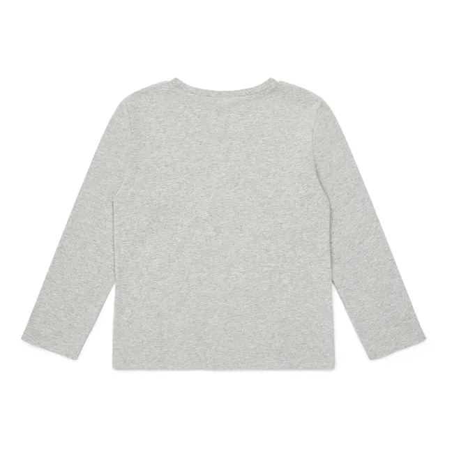 T-Shirt Bonton | Grau Meliert