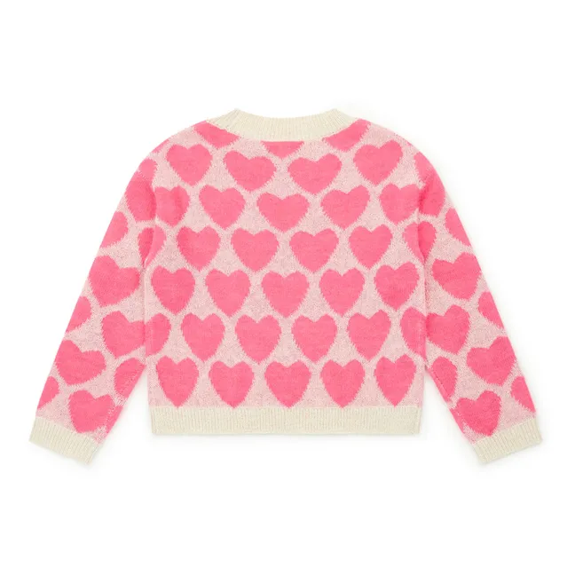 Precioso jersey de corazones | Rosa