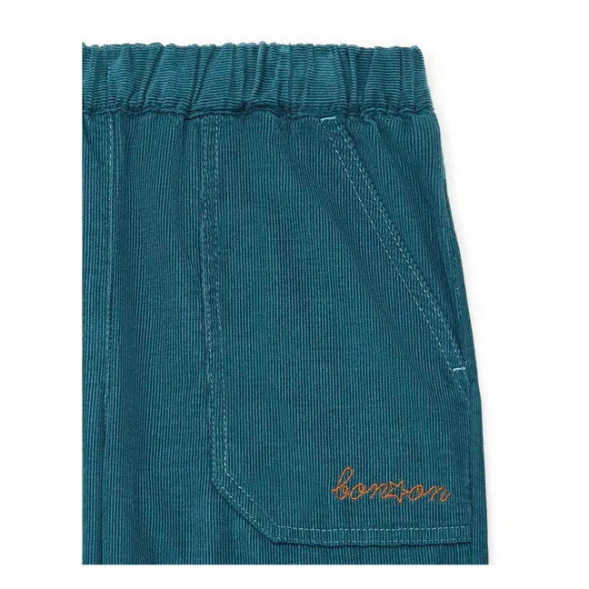 Pantalón de terciopelo ecológico Batcha | Azul