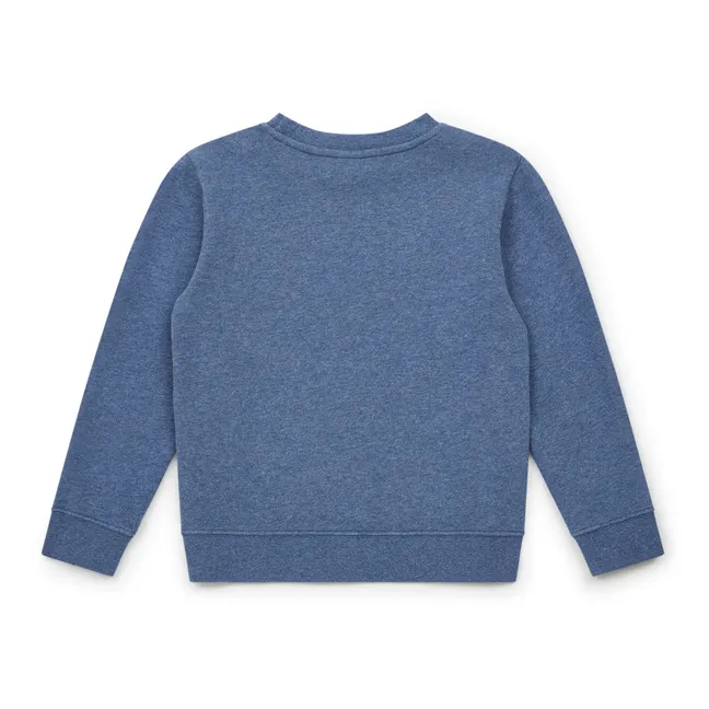 Suéter algodón orgánico Breakfast | Azul