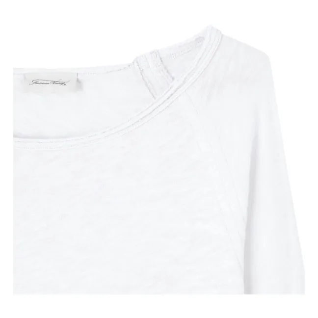 T-shirt Manches Longues Col Bateau Sonoma | Blanc