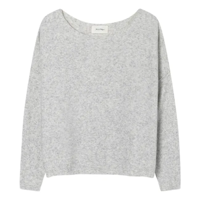 Pull Col Bateau Damsville Laine | Gris chiné