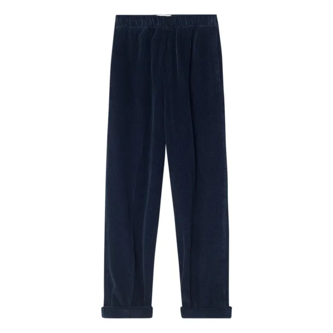 Padow Corduroy Pants | Navy blue