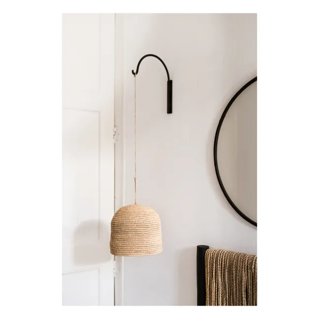 Teku Fixed Stem in Wrought Iron | Black