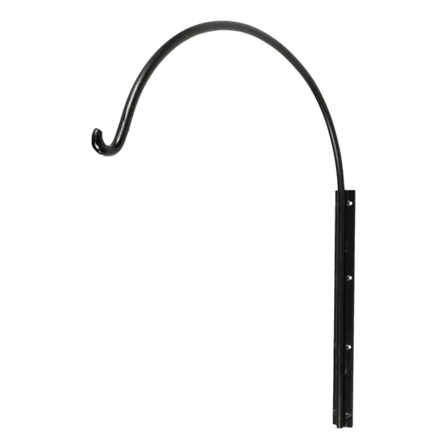 Teku Fixed Stem in Wrought Iron | Black