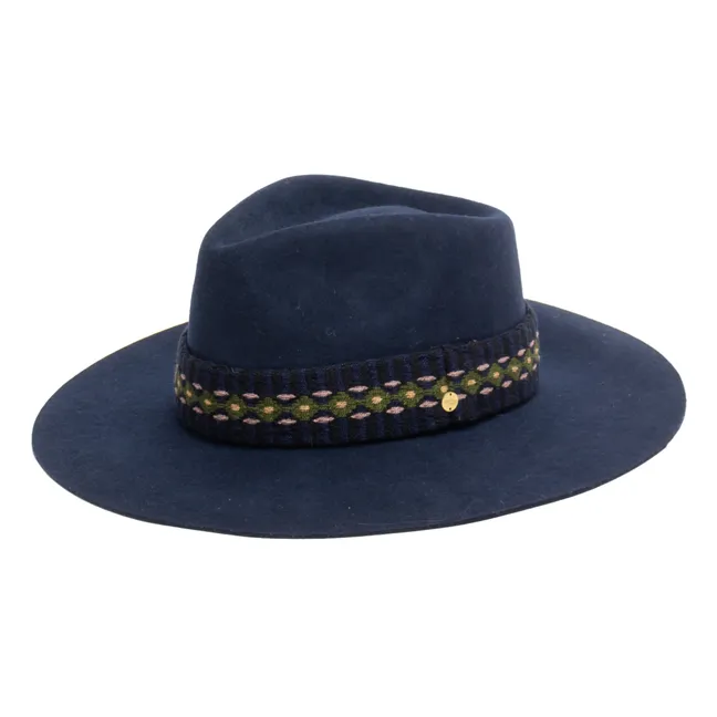 Felt hat | Navy blue