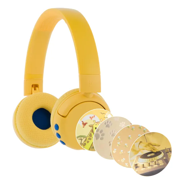 Pop Fun children's headphones | Yellow
