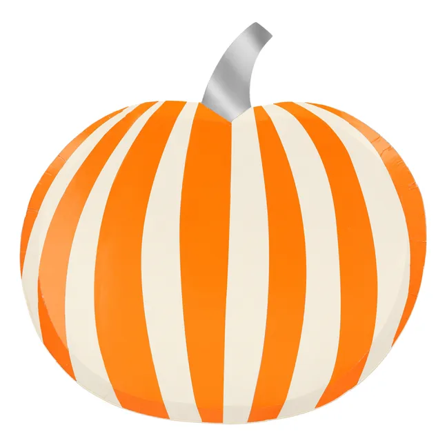 Assiettes Citrouilles - set de 8