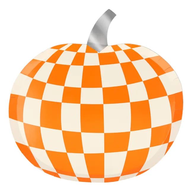 Pumpkin plates - set of 8