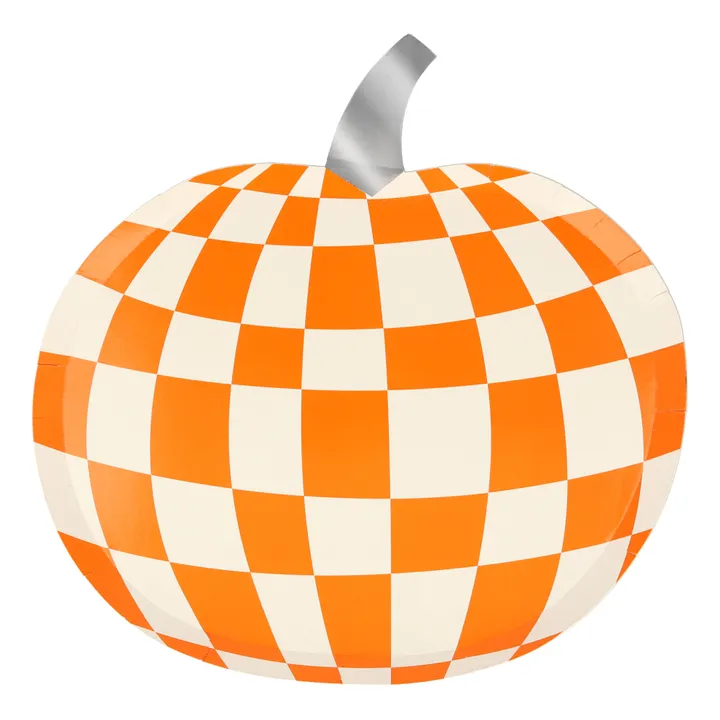 Assiettes Citrouilles - set de 8- Image produit n°3