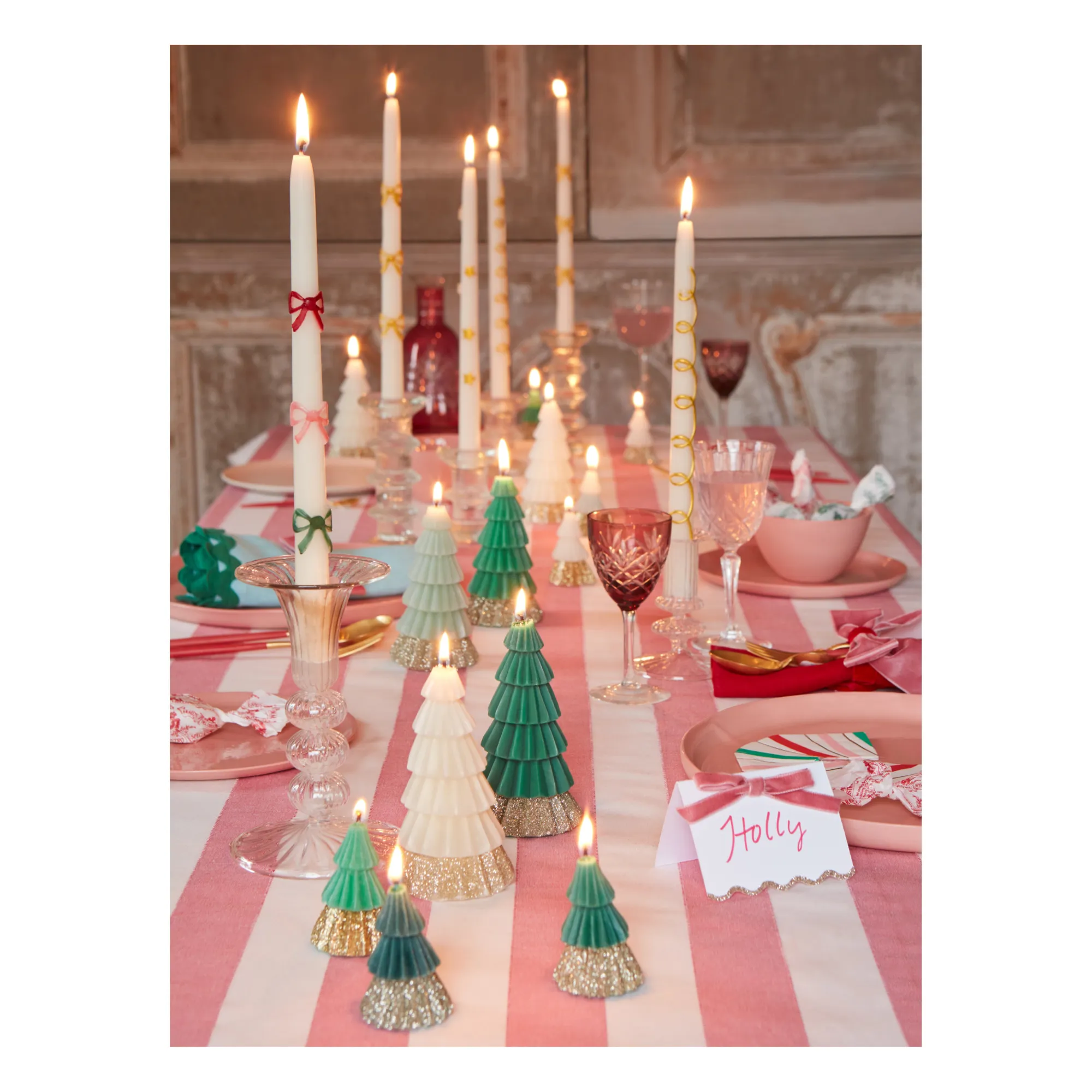 Knot candles - set of 2- Product image n°1