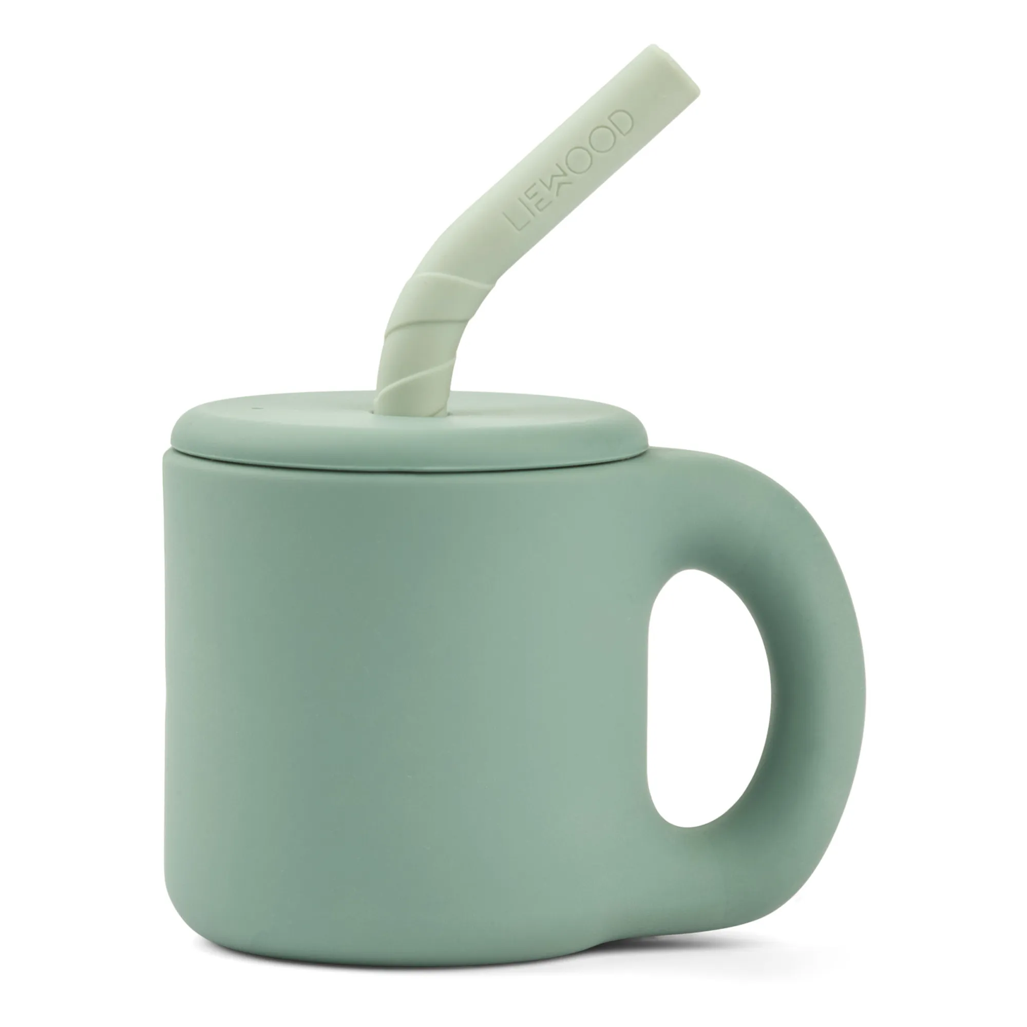 Liewood Mint Green Jenna Silicone Straw Mug