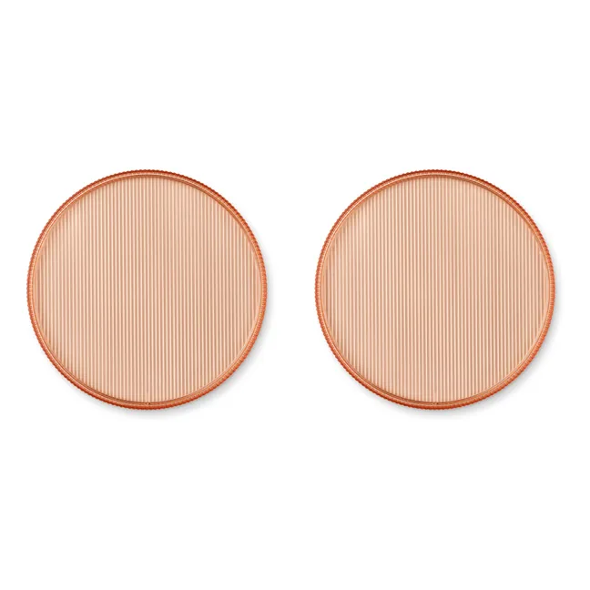 Platos Tritan - Juego de 2 | Rosa Pálido