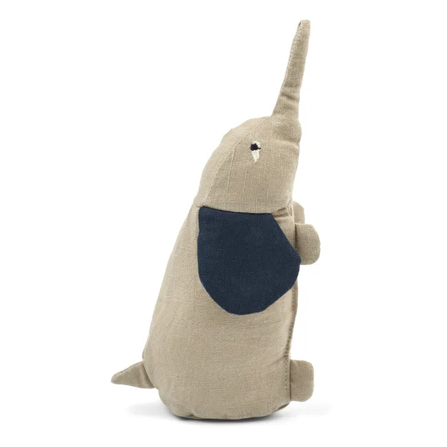 Myra Organic Cotton Elephant Plushie | Sand