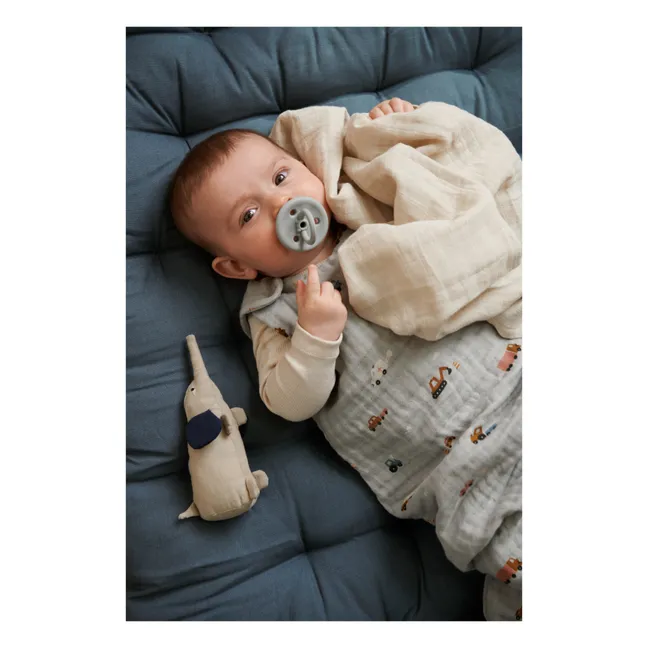Myra Organic Cotton Elephant Plushie | Sand