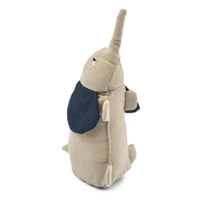 Myra Organic Cotton Elephant Plushie | Sand